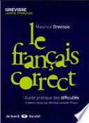 Le français correct