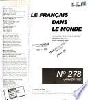 Le Français dans le monde