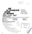 Le Français dans le monde