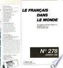 Le Français dans le monde