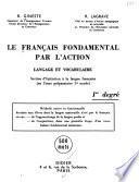 Le français fondamental par l'action