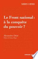 Le Front national : à la conquête du pouvoir ?