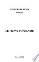 Le Front populaire