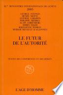 Le futur de l'autorité