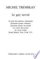 Le gay savoir