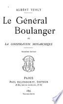 Le général Boulanger et la conspiration monarchique