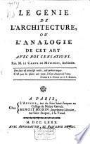 Le génie de l'architecture