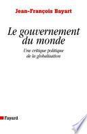 Le gouvernement du monde
