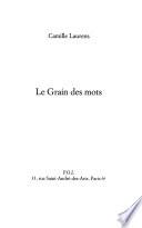 Le grain des mots