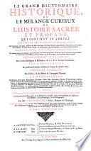 Le grand dictionaire historique