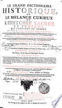 LE GRAND DICTIONAIRE HISTORIQUE