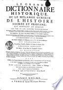 LE GRAND DICTIONNAIRE HISTORIQUE
