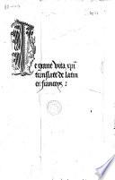 Le grant vita Christi translate de latin en françoys (par Guillaume Lemenand)