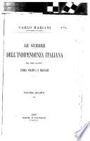 Le guerre dell'indipendenza italiana dal 1848 al 1870