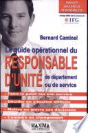 Le guide opérationnel du responsable d'unité, de département ou de service