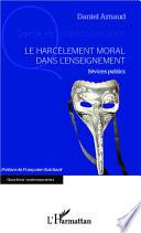 Le harcèlement moral dans l'enseignement