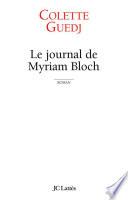 Le Journal de Myriam Bloch