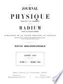 Le Journal de physique et le radium