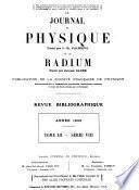 Le Journal de physique et le radium