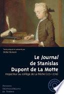 Le Journal de Stanislas Dupont de La Motte