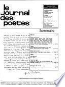 Le Journal des poètes