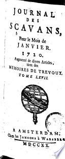 Le journal des sçavans