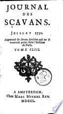 Le journal des sçavans