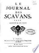 Le journal des sçavans, pour l'anne ...