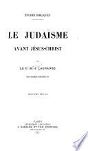 Le judaïsme avant Jésus-Christ