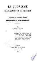 Le judaïsme: ptie. Providence et rémunération