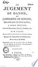 Le jugement de Daniel, ou l'innocence de Suzanne