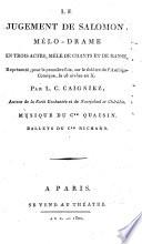 Le jugement de Salomon