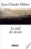 Le juif de savoir