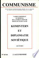 Le Komintern Et Le Système Communiste International