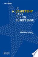 Le leadership dans l’Union européenne