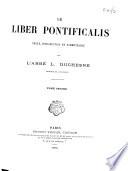 Le liber pontificalis