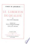 Le libertin de qualité