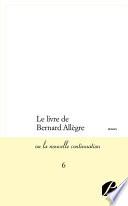 Le livre de Bernard Allègre