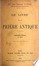 Le livre de la prière antique