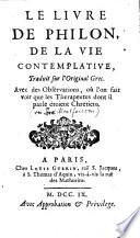 Le Livre de la vie contemplative