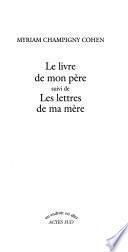 Le livre de mon père