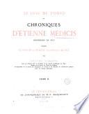 Le livre de Podio, ou Chroniques d'Étienne Médicis, publ. par A. Chassaing