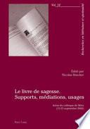 Le livre de sagesse