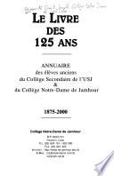Le livre des 125 ans