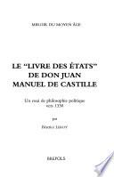 Le Livre des états de Don Juan Manuel de Castille
