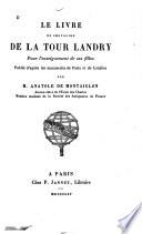 Le livre du chevalier de La Tour-Landry