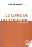Le livre du Deutéronome