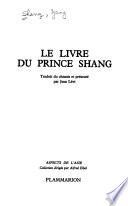 Le livre du prince Shang