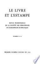 Le Livre et l'estampe