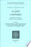 Le Livre et l'historien